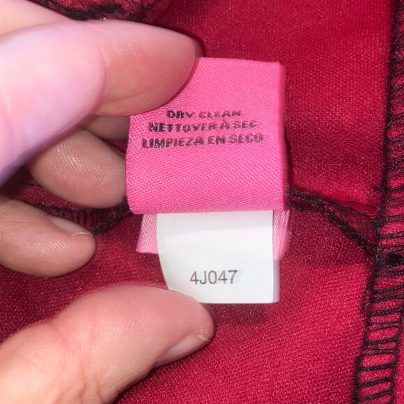 NWT Betsey Johnson Red and Black Lace Fit and Flare Skater Dress-14 - Picture 16 of 16